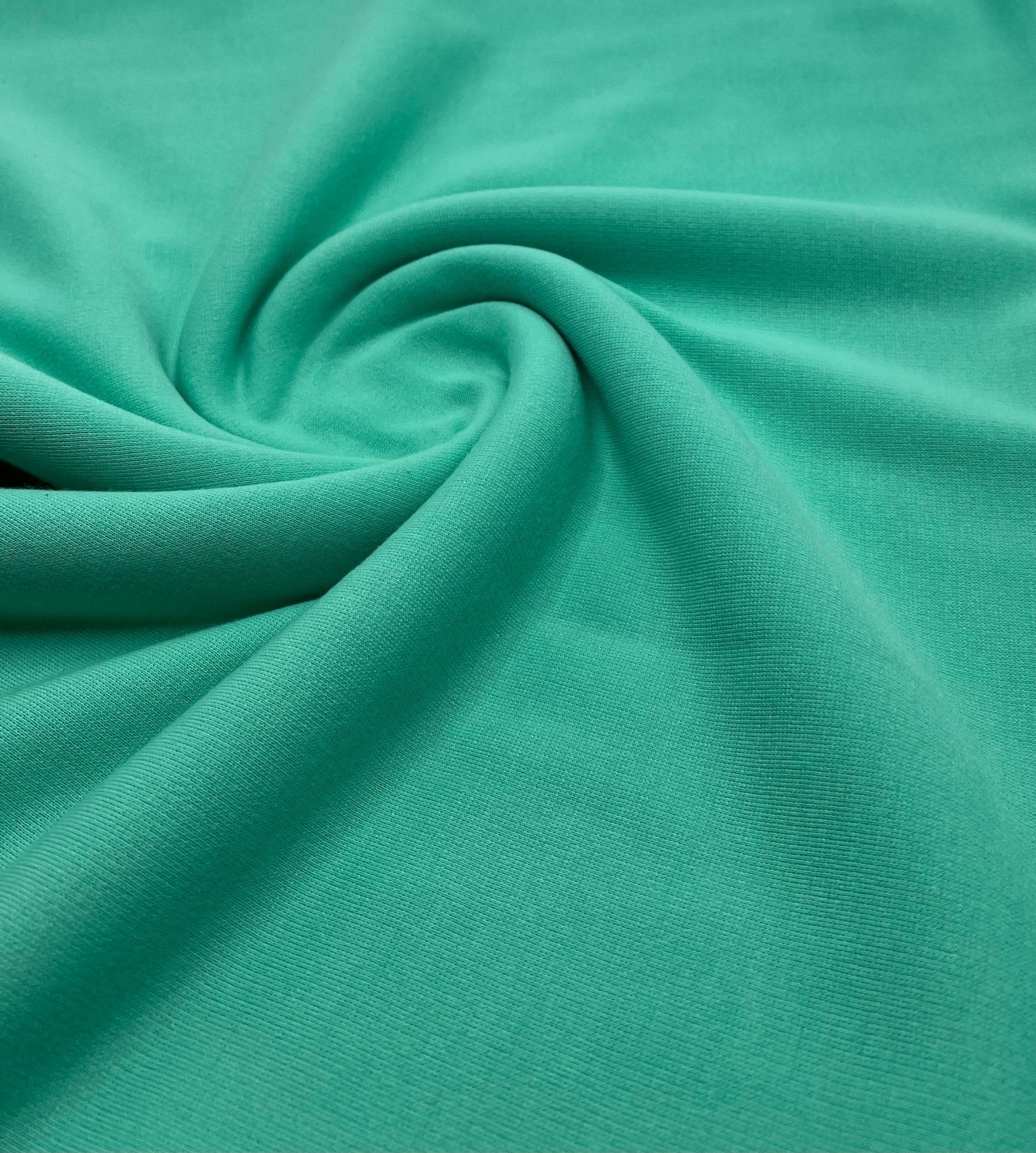 Plain Mint Green Ponte 2 Way Stretch Fabric - T9 Fabrics